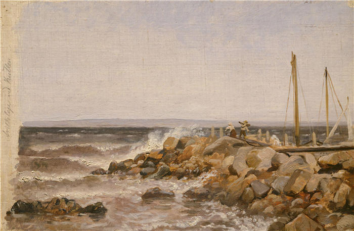 阿道夫·泰德曼( Adolph Tidemand,挪威画家)高清作品-《来自瑞典的库伦 (1868)》