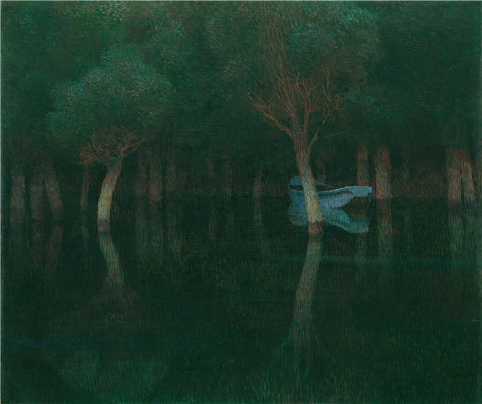 卡尔·摩尔（Carl Moll，奥地利画家）高清作品-《达默龙 (1900)》