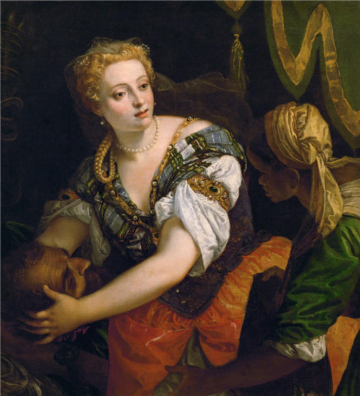 委罗内塞（Paolo Veronese，意大利画家）高清作品-《朱迪思与荷罗弗尼的头》