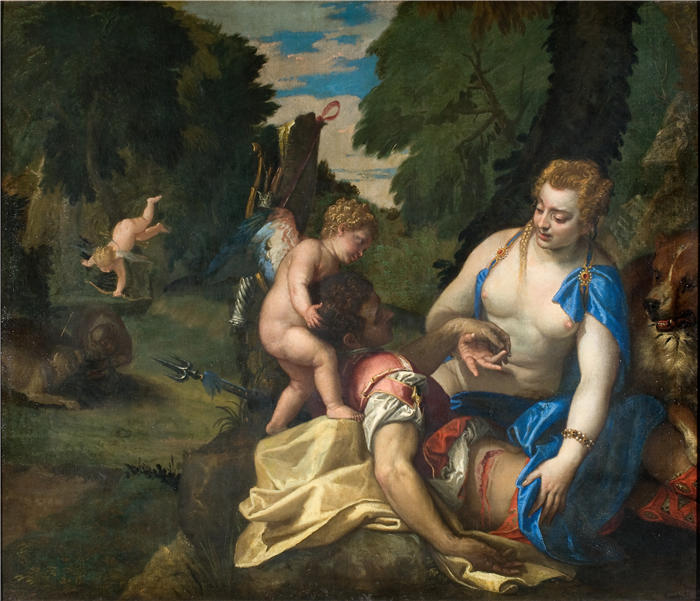 委罗内塞（Paolo Veronese，意大利画家）高清作品-《维纳斯哀悼阿多尼斯》