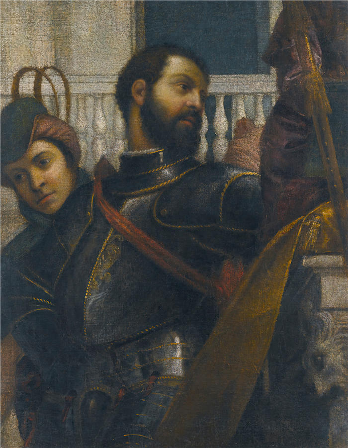 委罗内塞（Paolo Veronese，意大利画家）高清作品-《骑士和他的页面》