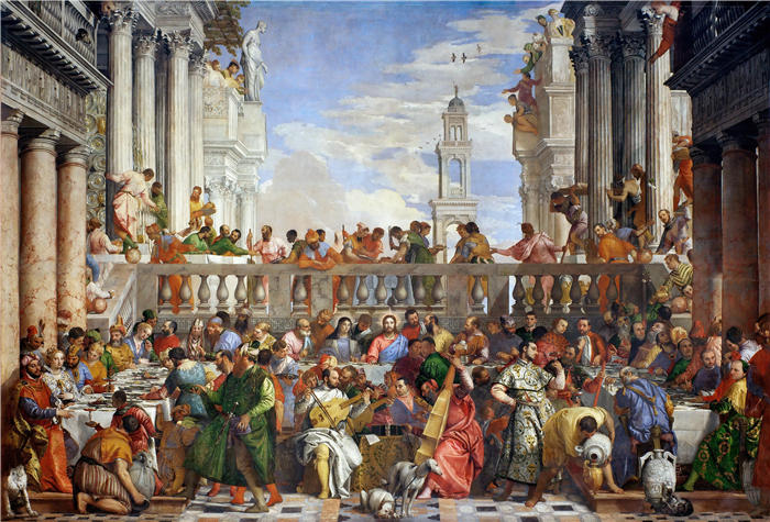 委罗内塞（Paolo Veronese，意大利画家）高清作品-《迦拿的婚礼（1562）》