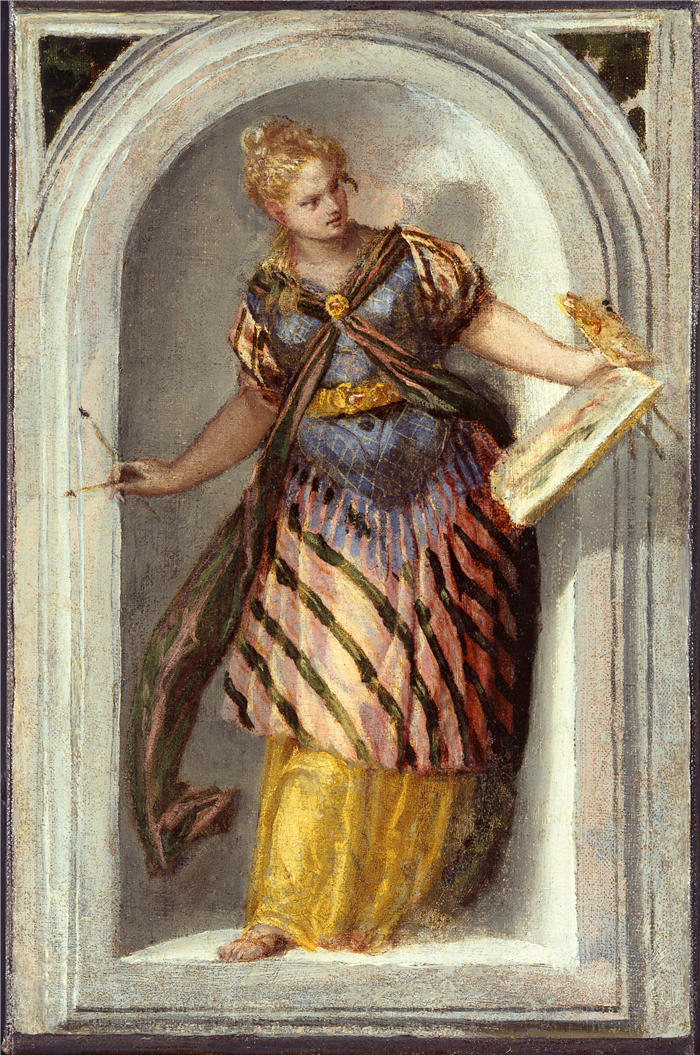 委罗内塞(Paolo Veronese,意大利画家)高清作品-《绘画缪斯(1528 年至 1588 年间)》