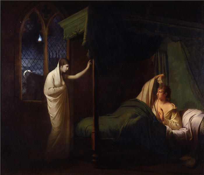约瑟夫·赖特（Joseph Wright，英国画家）高清作品-《威廉和玛格丽特》