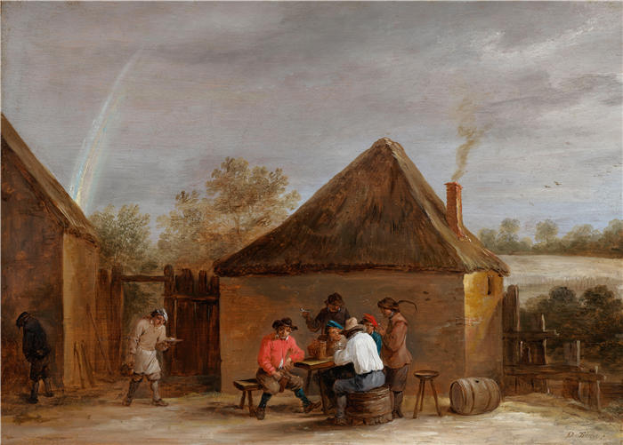 大卫·特尼尔斯（David Teniers the Younger，比利时画家）高清作品-《乡村风光（1640）》