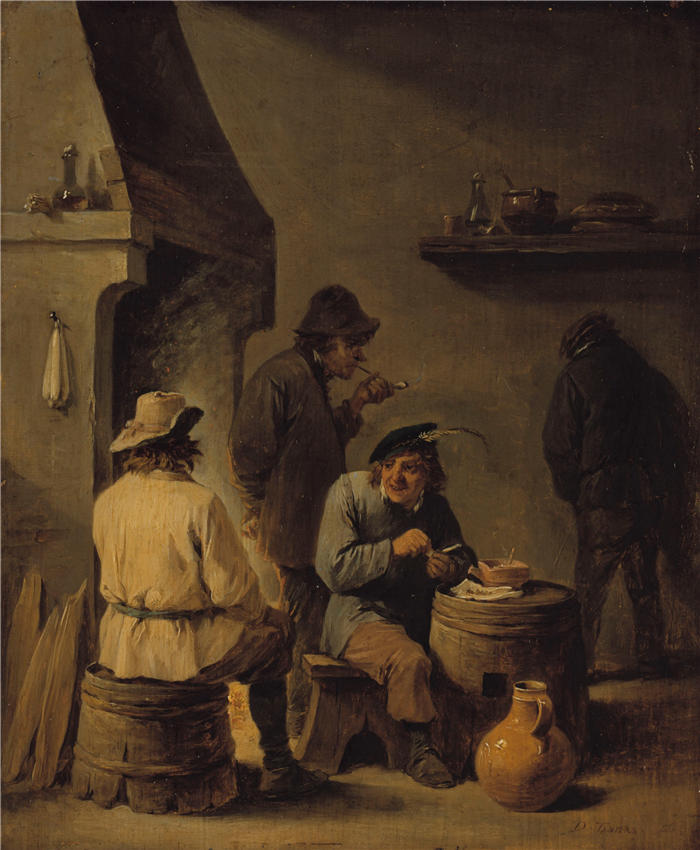 大卫·特尼尔斯（David Teniers the Younger，比利时画家）高清作品-《拉塔巴吉 (1645-1646)》