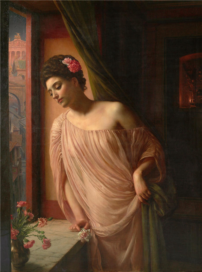 爱德华·约翰·波因特（Edward John Poynter，英国画家）高清作品-《阿斯特里 (1904)》