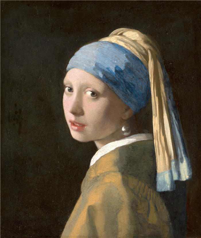 约翰内斯·维米尔（Johannes Vermeer，荷兰画家）-戴珍珠耳环的女孩（超高清作品）