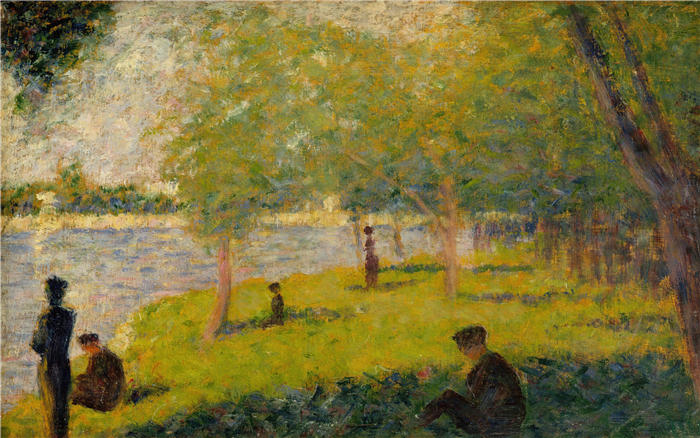 乔治·苏拉特（Georges Seurat，法国画家）高清作品-《“La Grande Jatte 的星期天”（1884 年）》