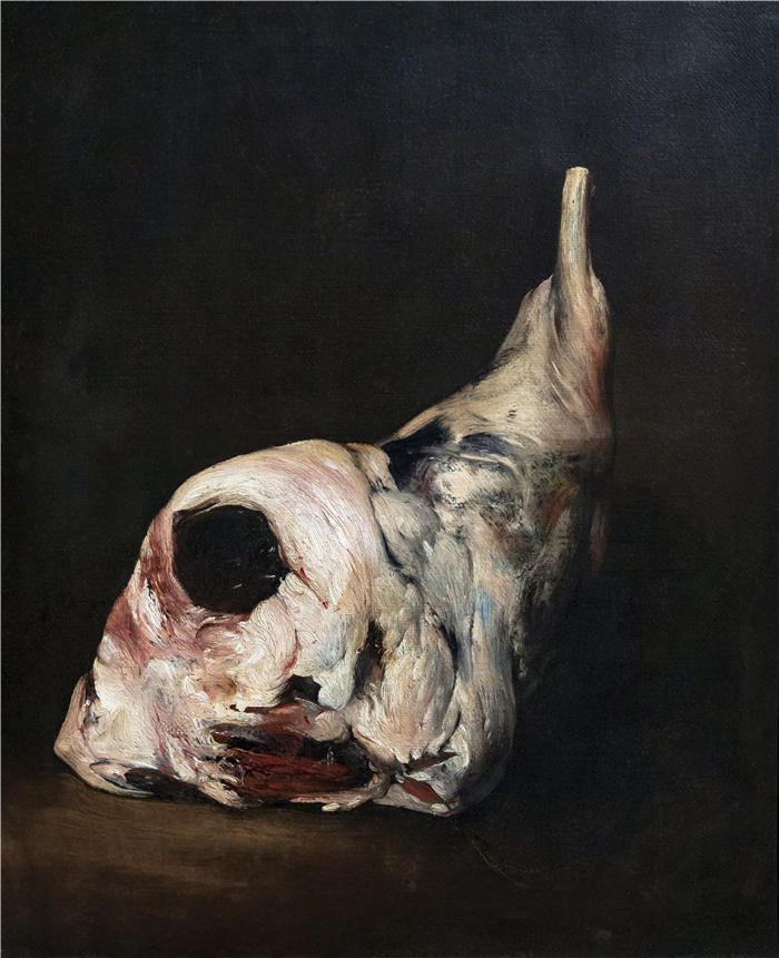 奥古斯丁·泰奥杜勒·里博特（Augustin Théodule Ribot，法国画家 ）-《一条腿》