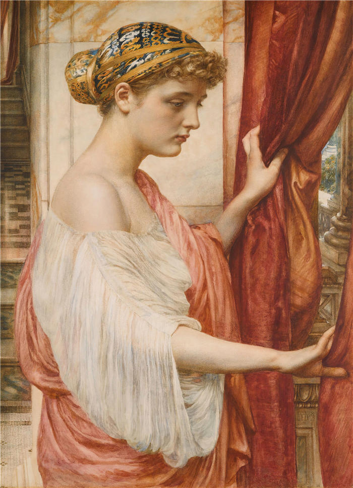 爱德华·约翰·波因特（Edward John Poynter，英国画家）高清作品-《普赛克 (1884)》