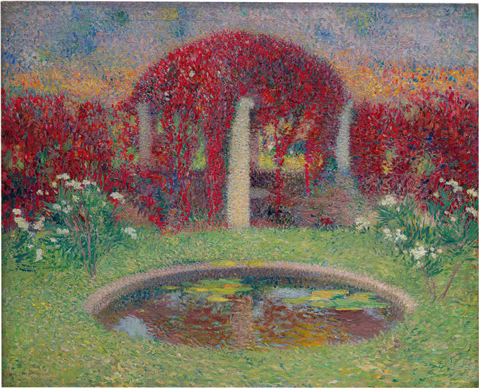 亨利·吉恩·纪尧姆·马丁(Henri-Jean Guillaume Martin,法国画家)高清作品-《勒巴辛和勒托内尔(1910)》