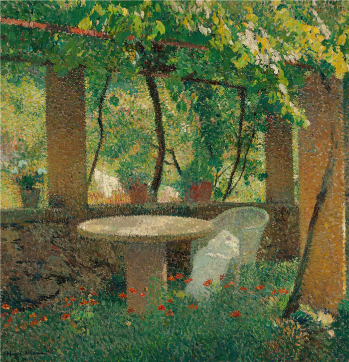 亨利·吉恩·纪尧姆·马丁(Henri-Jean Guillaume Martin,法国画家)高清作品-《夏米尔》