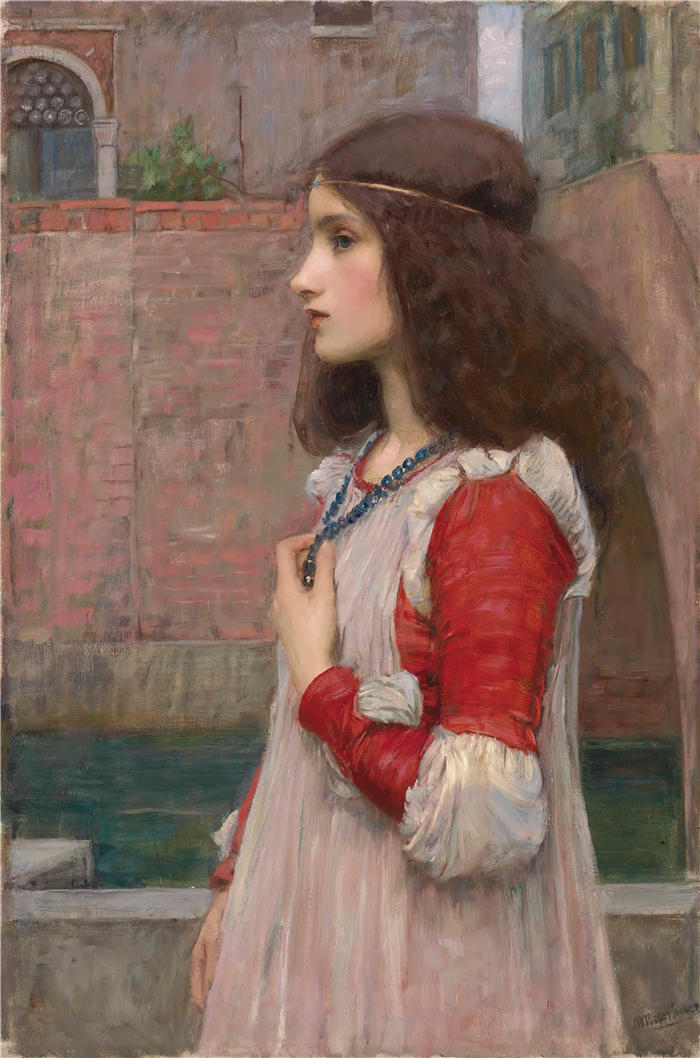 约翰·威廉姆·沃特豪斯(John William Waterhouse，英国画家) 高清作品-《朱丽叶》