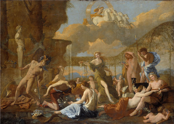 尼古拉斯·普桑（Nicolas Poussin，法国画家）高清作品-《弗洛拉帝国 (1631)》