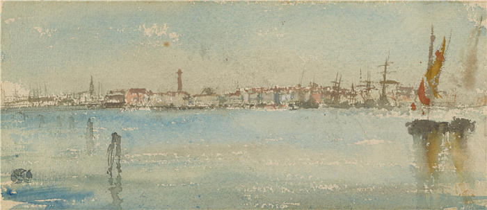 詹姆斯·麦克尼尔·惠斯勒(James McNeill Whistler，美国画家)-《威尼斯港 (1879-1880)》