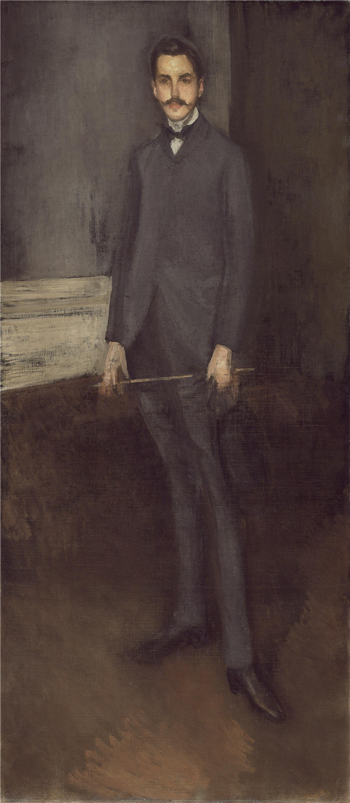 詹姆斯·麦克尼尔·惠斯勒(James McNeill Whistler,美国画家)-《乔治·W·范德比尔特 (1897-1903)》