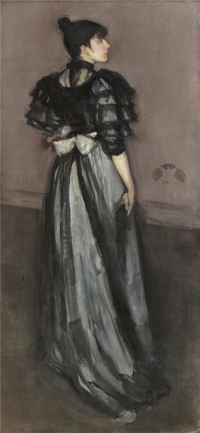 詹姆斯·麦克尼尔·惠斯勒(James McNeill Whistler，美国画家)-《珍珠和白银之母——安达卢西亚人（1888-1900）》