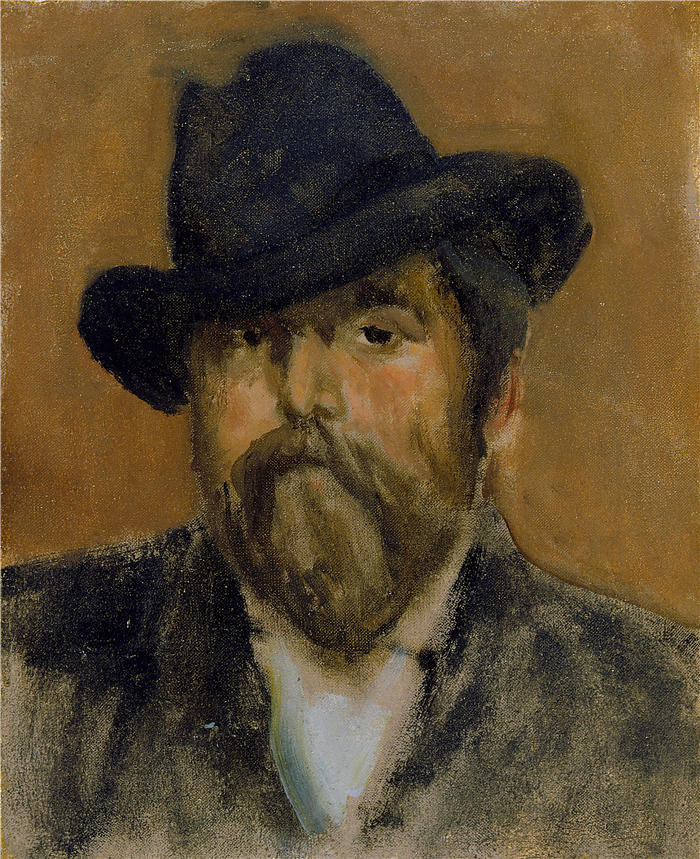 詹姆斯·麦克尼尔·惠斯勒(James McNeill Whistler，美国画家)-《罗伯特·巴尔 (1894)》