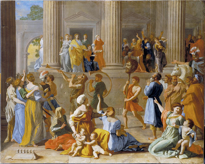 尼古拉斯·普桑（Nicolas Poussin，法国画家）高清作品-《大卫的胜利》