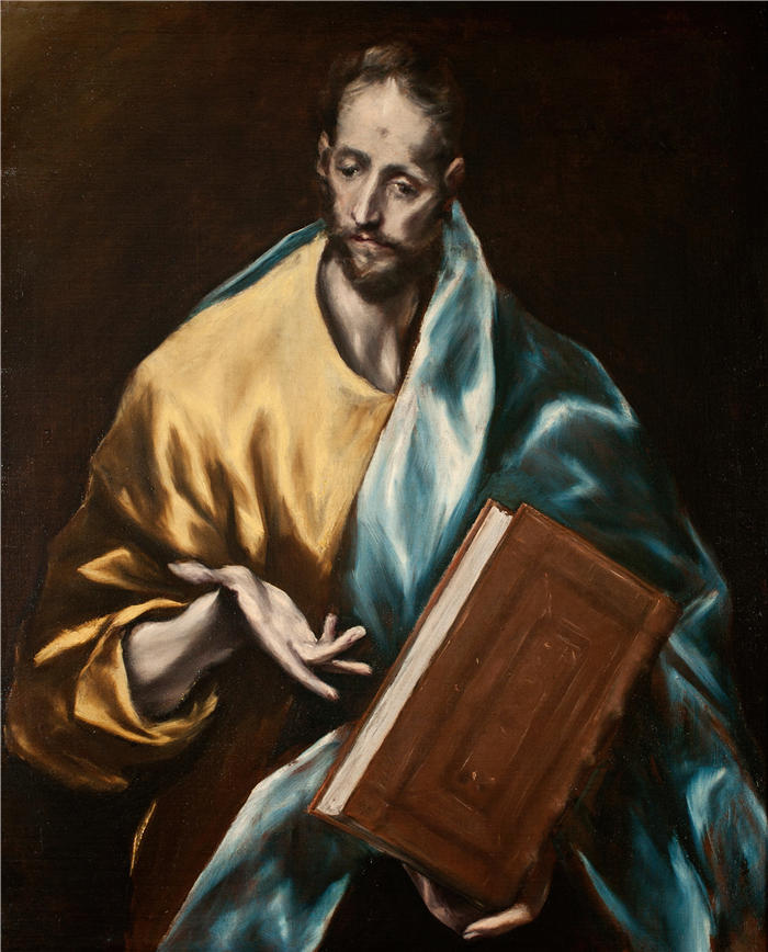 艾尔·葛雷柯（El Greco，希腊、西班牙画家  ）高清作品-《小圣詹姆斯 (1610-1614)》