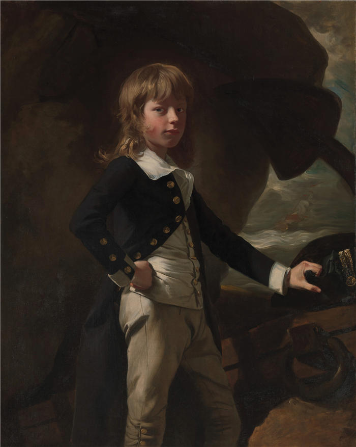 约翰·辛格尔顿·科普利 (John Singleton Copley，美国画家)高清作品-《见习生奥古斯都布林（1782）》