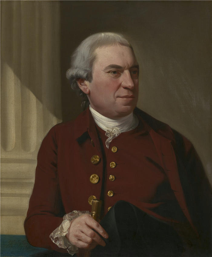 约翰·辛格尔顿·科普利 (John Singleton Copley，美国画家)高清作品-《海德乡绅罗伯特·海德 (1778)》