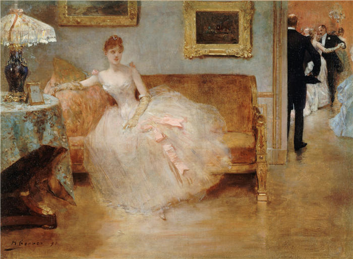 亨利·格韦克斯（Henri Gervex，法国画家）高清作品-《勒巴尔 (1890)》