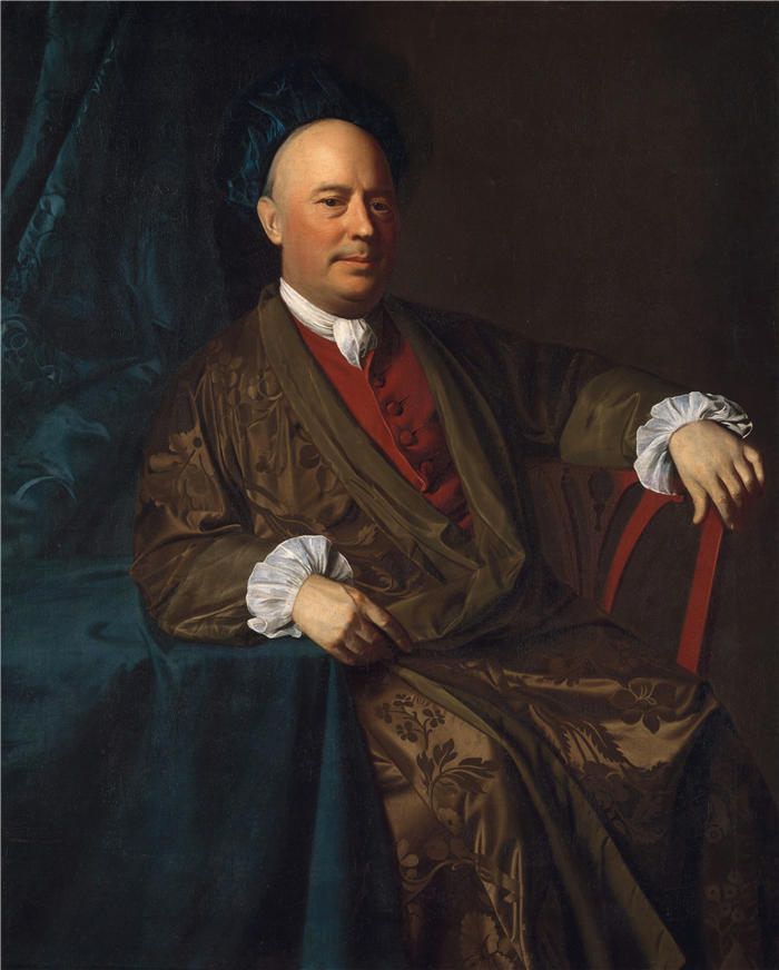 约翰·辛格尔顿·科普利 (John Singleton Copley,美国画家)高清作品-《约瑟夫·舍伯恩(约 1767-70 年)》