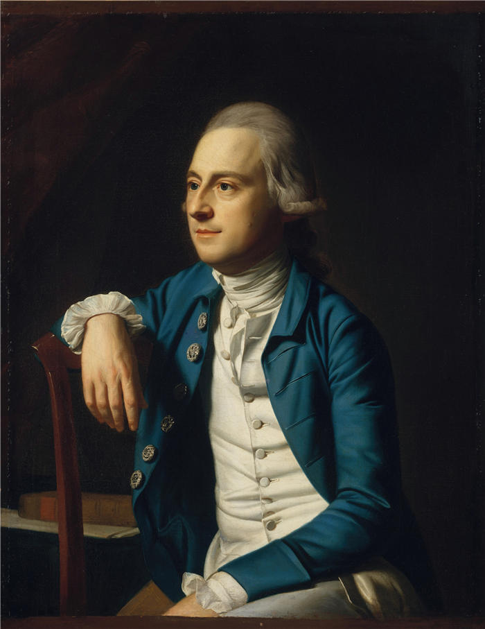 约翰·辛格尔顿·科普利 (John Singleton Copley,美国画家)高清作品-《古里安·维普朗克(1771)》