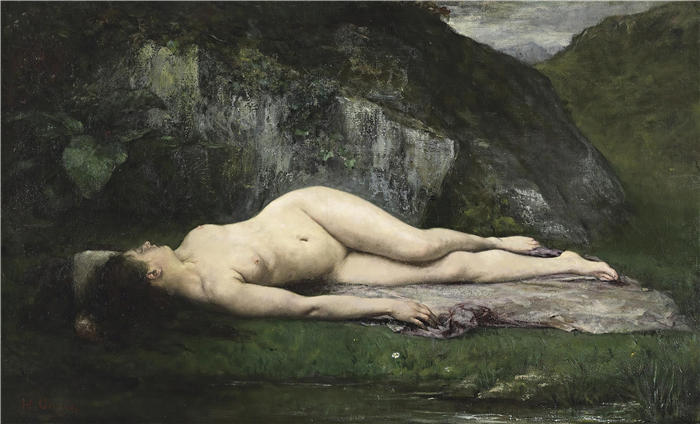 亨利·格韦克斯（Henri Gervex，法国画家）高清作品-《睡浴者》