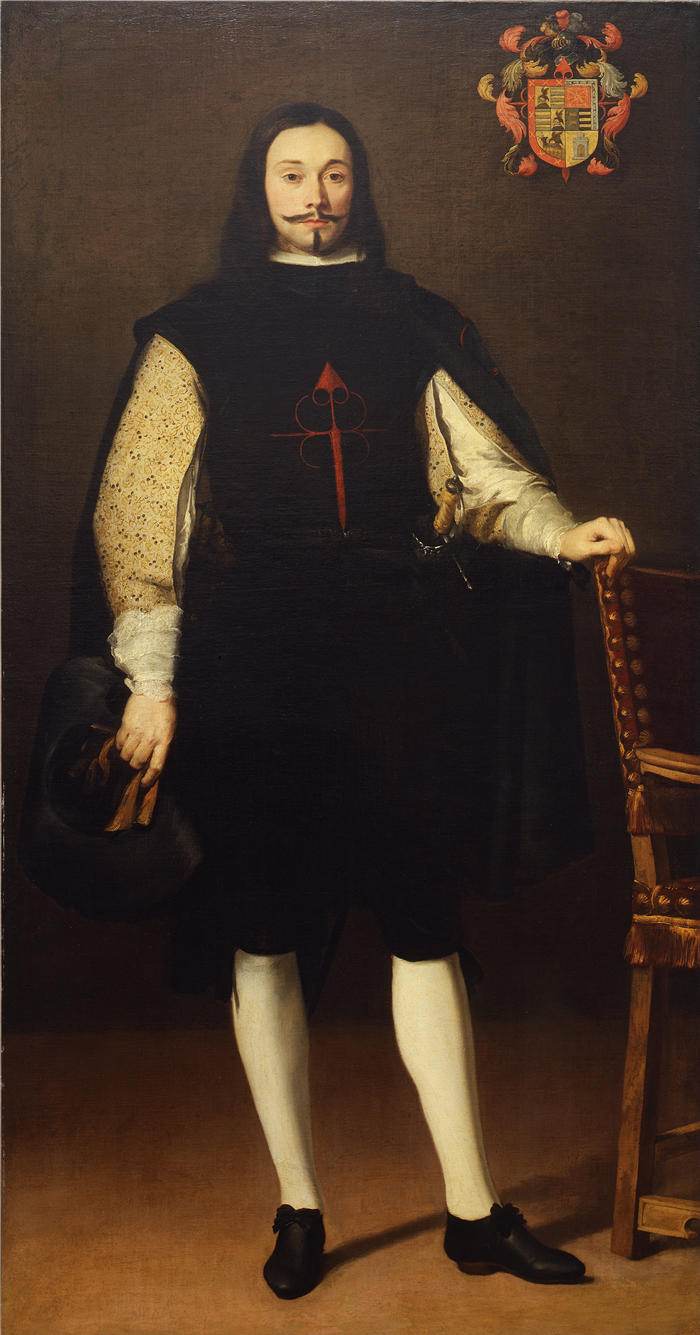 巴托洛梅·埃斯特班·穆里略(Bartolomé Esteban Murillo,西班牙画家)高清作品-《Don Diego Felix de Esquivel y Aldama 的肖像》