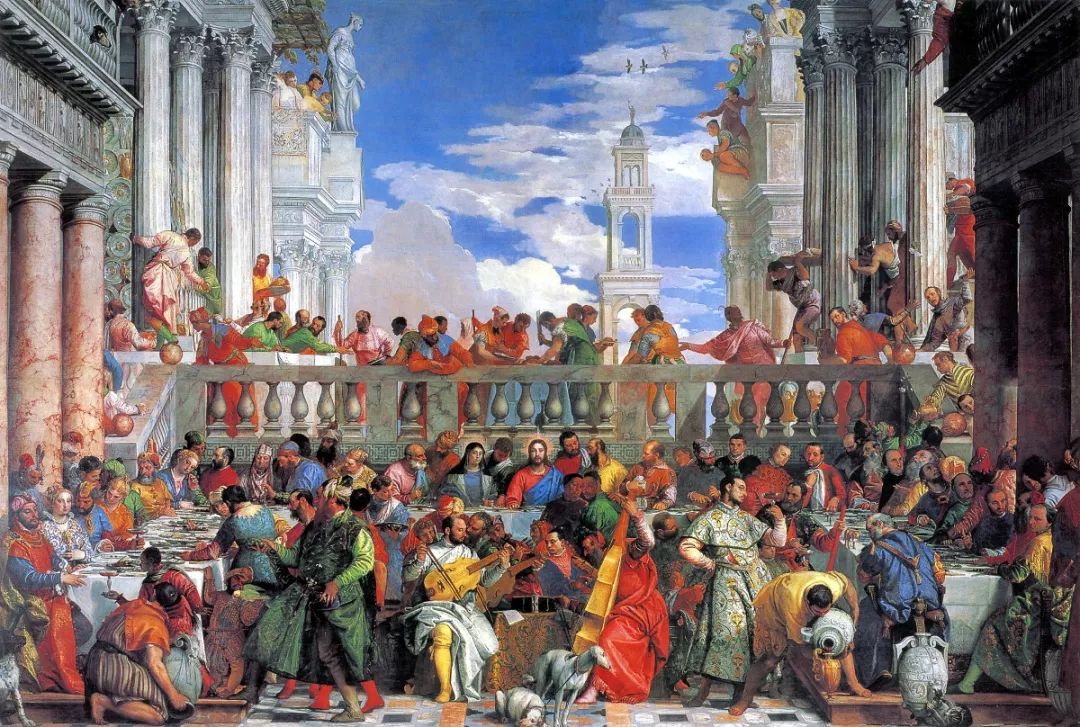 前100幅世界名画（八十一）-100幅世界名画-保罗 · 委罗内塞《迦拿的婚筵》