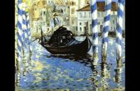 前500幅世界名画-马奈《威尼斯大运河》 马奈油画作品-法国