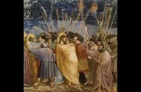 前500幅世界名画-乔托油画《犹大之吻》