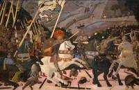 前500幅世界名画-乌切洛《圣罗马诺之战》 乌切洛油画作品-意大利