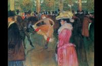 前500幅世界名画-亨利 · 洛特雷克《红磨坊的舞会》