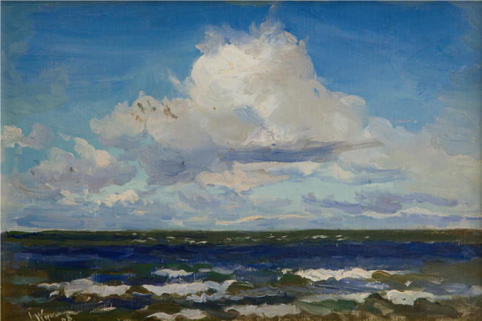 莱昂·扬·维佐科夫斯基(Jacek Malczewski,波兰画家)高清作品-《波瓦加海 (1908)》