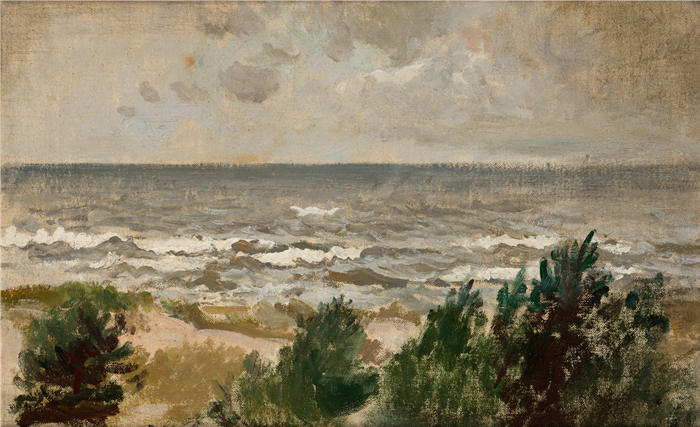 莱昂·扬·维佐科夫斯基(Jacek Malczewski，波兰画家)高清作品-《刮风的日子 (1908)》