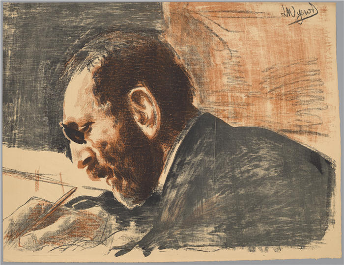 莱昂·扬·维佐科夫斯基(Jacek Malczewski,波兰画家)高清作品-《费利克斯·雅辛斯基 (1903)》