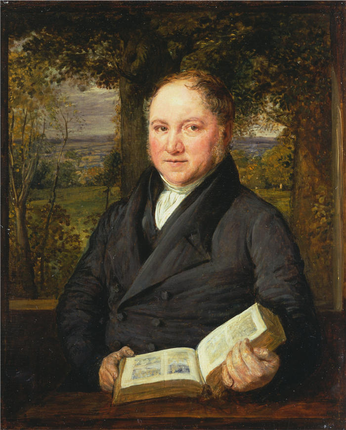 约翰·林内尔（John Linnell，英国画家）高清作品-《约翰·瓦利 (1820)》