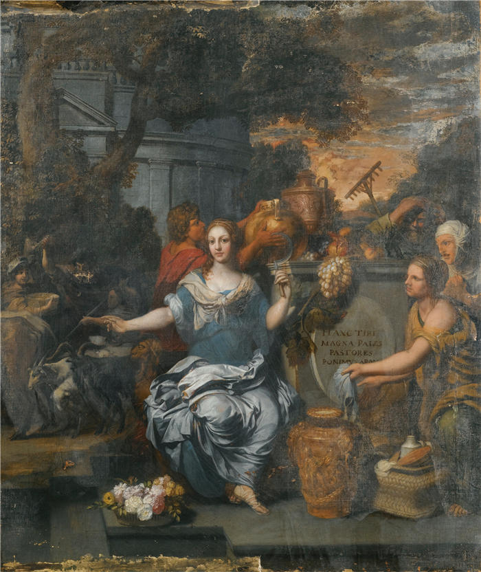 杰拉德·德·莱雷瑟（Gerard de Lairesse，荷兰画家）高清作品-《苍白的牺牲》