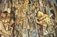 前500幅世界名画-萨尔瓦多·达利 《立体派自画像》