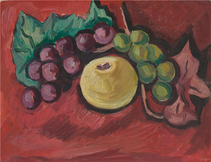 马斯登·哈特利(Marsden Hartley,美国画家)高清作品-《静物 (1929)》