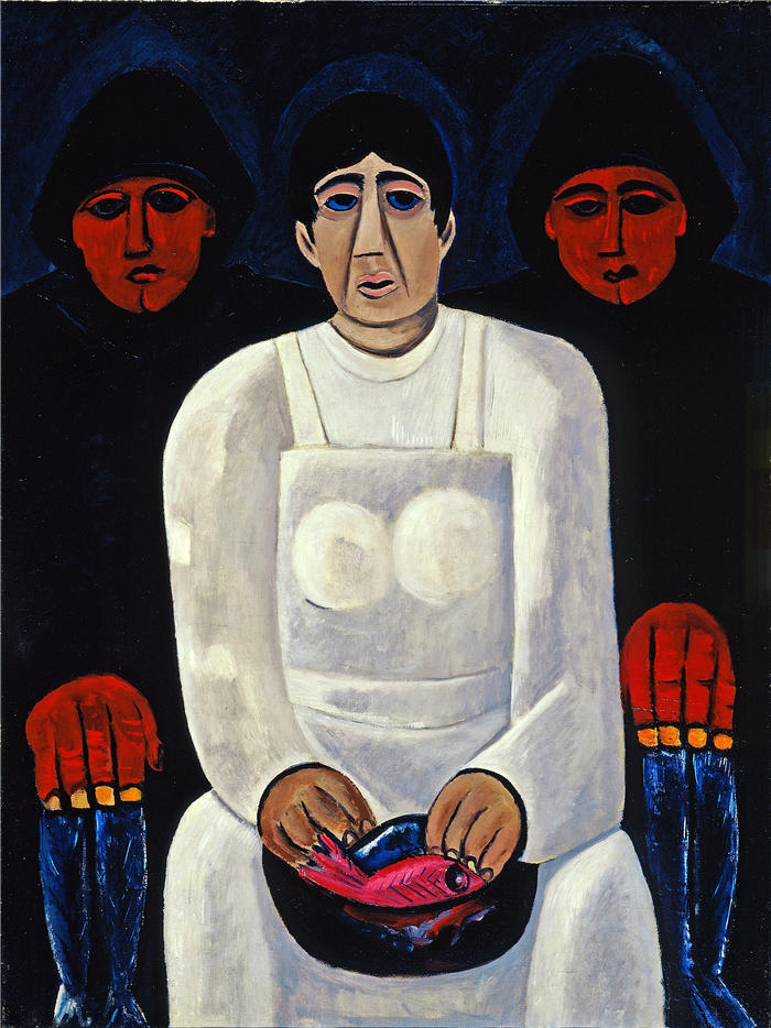 马斯登·哈特利(Marsden Hartley,美国画家)高清作品-《失落的菲利斯(约 1939 年)》