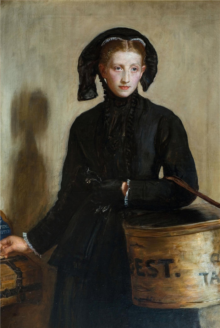 约翰·埃弗里特·米莱斯（John Everett Millais，英国画家）高清作品-《寡妇的螨虫（1870）》