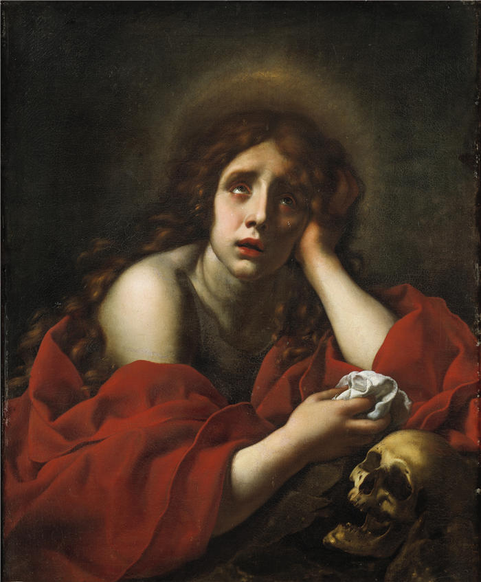 卡洛·多尔奇（Carlo Dolci，意大利画家）高清作品-《忏悔的抹大拉的马利亚》