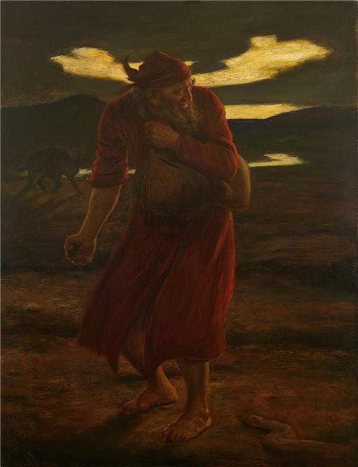 约翰·埃弗里特·米莱斯（John Everett Millais，英国画家）高清作品-《稗子的寓言 (1865)》