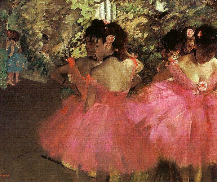 前500幅世界名画-《粉红色的舞者》 埃德加·德加