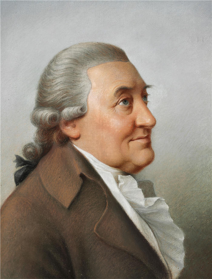 延斯·尤尔（Jens Juel，丹麦画家）高清作品-《Niels Ryberg 肖像 (1798)》